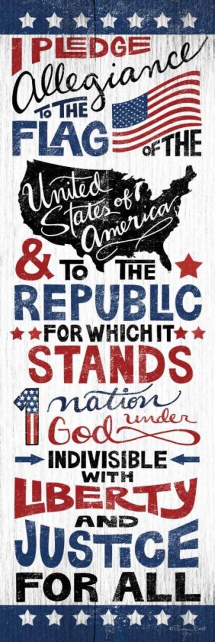 Pledge of Allegiance Poster Print by Susan Ball - Item # VARPDXSB327